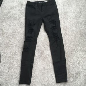 blackheart fishnet skinny jeans